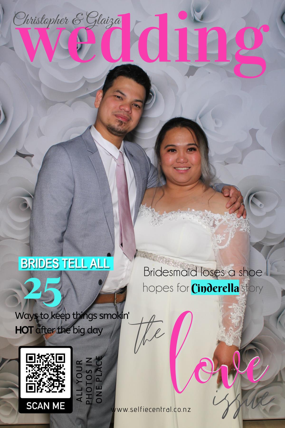 Christopher and Glaiza's Wedding | View more photos from the event at gallery.photobooth.co.nz/u/SelfieCentral/Christopher-and-Glaizas-Wedding